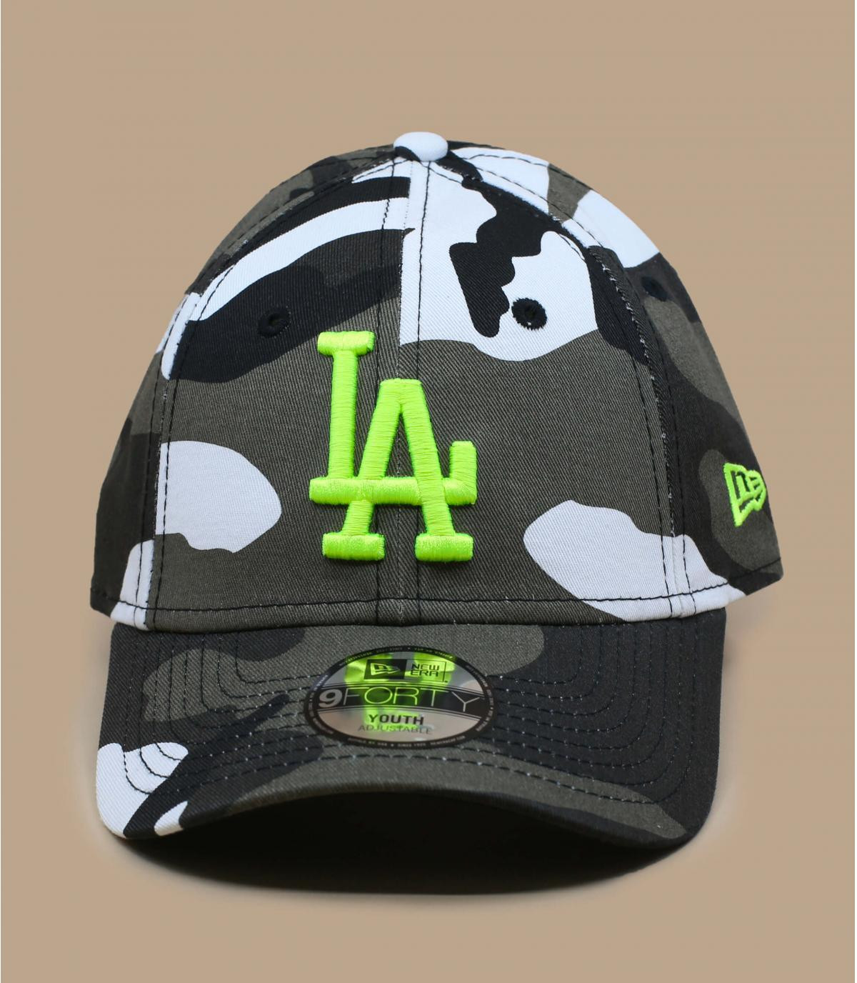 Casquette Kids Camo Ess LA urban neon yellow New Era